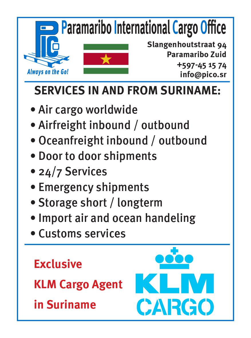 Services in and from Suriname
